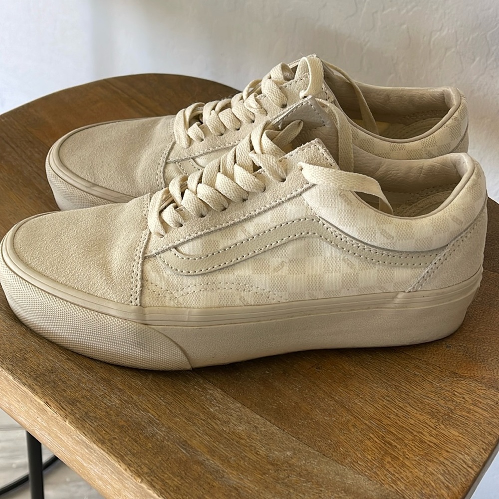 Vans Cream Checkered